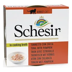 SCHESIR - tunų ir moliūgų sultinys katėms (70 g skardinė) - SCHESIR
