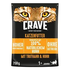 Crave Trockenfutter Katze mit Truthahn & Huhn nuotrauka
