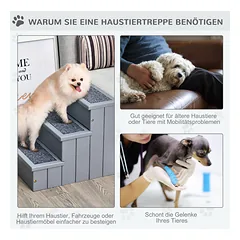 Naminių gyvūnų laipteliai 38 cm — 4 nuotrauka