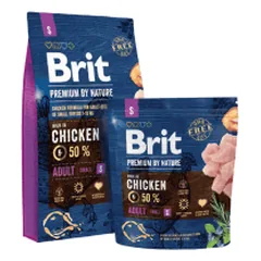 Brit Premium by Nature Adult S sausas maistas šunims - Pet24
