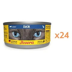JOSERA Adult Duck 24x85g šlapias kačių maistas su antiena