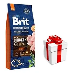 BRIT Premium By Nature Sport 15kg + STAIGMENA ŠUNIUI