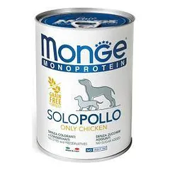 Monge Monoprotein konservuotas pašaras (vištiena) 400g parduotuvėje petreon.lt