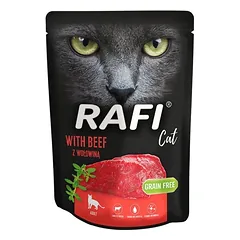 DOLINA NOTECI Rafi Cat drėgnas kačių ėdalas su jautiena 300 g