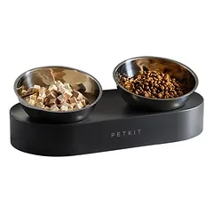 Petkit Fresh Nano Metal 15° reguliuojamas dubenėlis augintiniams, 2 x 700 ml, L 33 x B 16 x H 10,4 cm — 2 nuotrauka