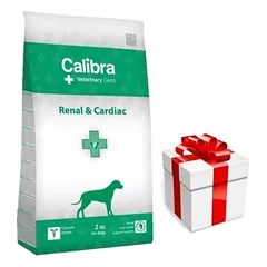 Calibra Veterinary Diets Dog Renal Cardiac 2kg + Staigmena ŠUNIUI
