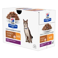 Hill's PD Feline k/d Beef Pouch 12x85g, 12 x 85 g — 2 nuotrauka