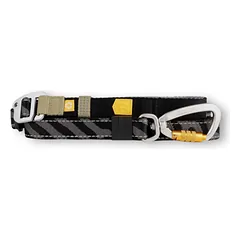 WOOLLY WOLF Roam Adjustable Leash reguliuojamas pavadėlis, juodas — 2 nuotrauka