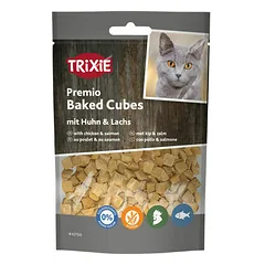 Trixie Cat Premio Baked Cubes with Chicken & Salmon 50 g