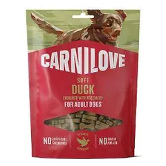 Carnilove Dog Soft Duck with Rosemary skanėstas šunims, 200 g