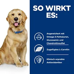 Hill's Prescription Diet j/d Reduced Calorie Joint Care su vištiena, sausas maistas šunims — 5 nuotrauka