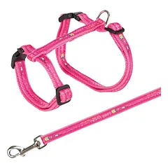 TRIXIE Kačių petnešos su pavadėliu, XXL, Good Luck, 34-57 cm-13 mm, 1.20 m