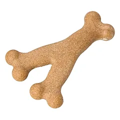 Žaislas kaulas guminis su bambuko pluoštu 17,80cm
