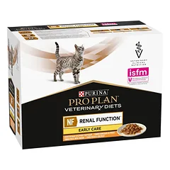 PRO PLAN Veterinary Diets NF Early Care Inkstų funkcija katėms drėgnas ėdalas su vištiena 10x85g