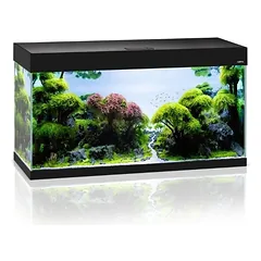 Opti Set 200 akvariumas stačiakampis, juodas, 101x41x56 cm, 200 l — 4 nuotrauka