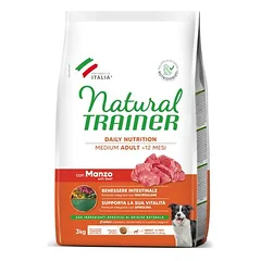 Natural Trainer Adult Medium su jautiena, sausas maistas šunims, 3 - 4,9 kg — 3 nuotrauka