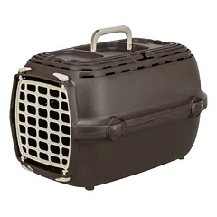 Trixie Transport Box Relax 1 transportavimo dėžė mažiems šunims, katėms ir mažiems gyvūnams, XS: 32 × 30 × 48 cm, iki 6 kg