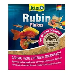 Tetra Rubin Flakes fish food for color enhancement 12 g nuotrauka