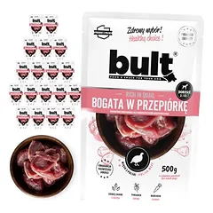 BULT drėgnas maistas šunims, maišeliai 20 x 500 g, Triušiena — 5 nuotrauka