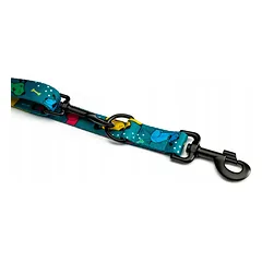 Spalvotas reguliuojamas pavadėlis šunims 4 Funky Pawty Vibes 1,6 cm / 300 cm – S/M — 4 nuotrauka
