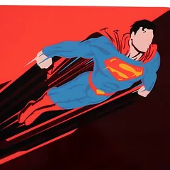 WARNER BROS DC Superman kilimėlis po dubenėliu, L 45 x B 30 x H 0,2 cm — 4 nuotrauka