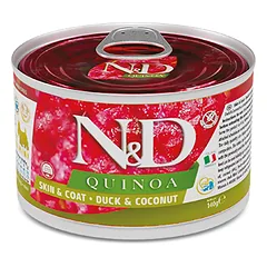 FARMINA N&D QUINOA - DOG Wet Duck&Coconut ADULT MINI 140 g (pak.6)