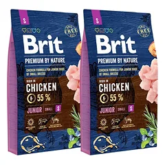 BRIT Premium By Nature Junior Small S 16 kg (2 x 8 kg)