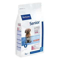 Virbac HPM Senior Neutered Small & Toy sterilizuotiems senjorams