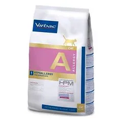 Virbac Veterinary HPM 1 Hypoallergy Cat sausas maistas katėms, netoleruojančioms maisto, 3 kg