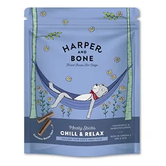 Skanėstai šunims Harper and Bone Dog meat sticks soothing su kumpiu ir kalakutiena, 75 g