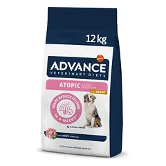 Advance Veterinary Diets Atopic Dog Med/Max Sausas maistas vidutinių ir didžiųjų veislių šunims sergantiems dermatoze su triušiena 12 kg