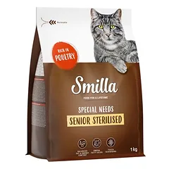 Smilla Senior Sterilised su paukštiena, sausas maistas katėms, < 1,4 kg — 3 nuotrauka