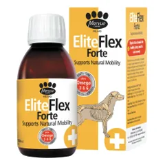 Mervue EliteFlex Forte papildas šunims sąnariams, kremzlėms ir greitesniam atsistatymui po traumų, 150 ml