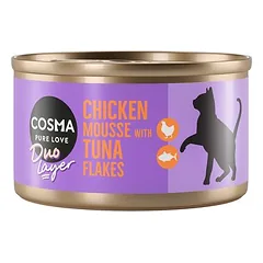 Cosma DUO Layer drėgnas maistas katėms, ekonominė pakuotė 24 x 70 g — 5 nuotrauka