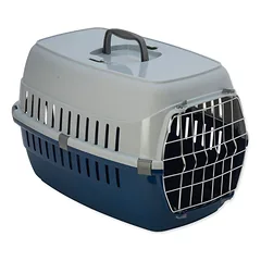 Dog Fantasy Carrier transportavimo dėžė šunims ir katėms, mėlyna, 58x35x37 cm