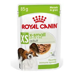 Royal Canin X-Small Adult padaže, drėgnas maistas šunims