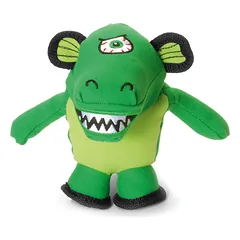 Record Monster Gang - pliušinis žaislas šunims, linksmas monstras, Zielony / 18cm — 2 nuotrauka