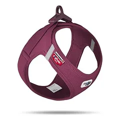 Curli Clasp Vest Air-Mesh petnešos šunims, rubino spalvos