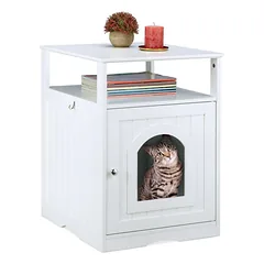 Katėms skirta spintelė Relaxdays 10041296.0, 48 × 64 × 53 cm