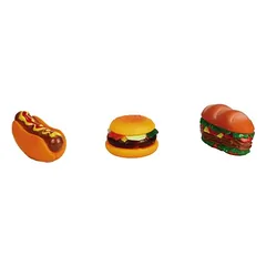 Beeztees Hundespielzeug Sandwich, Hamburger oder Hotdog