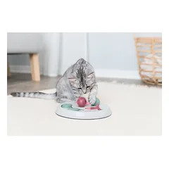 TRIXIE Cat Activity Flip Board strateginis žaidimas katėms, 23 cm, šv.pilka/uogų, 1 vnt. — 2 nuotrauka