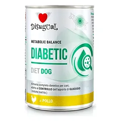 Disugual Veterinary drėgnas šunų maistas DIABETIC Chicken (suaugusiems) 400g