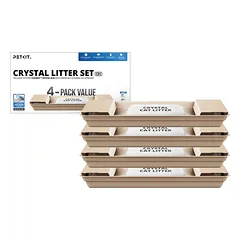 Kačių kraikas PETKIT Crystal Kačių tualetams Purobot Crystal Duo 4 vnt.