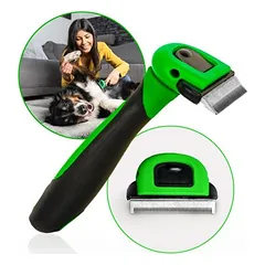 Hundebürste Mittlere Hunde Unterfellbürste für Kurzhaar Langhaar Unterwolle
