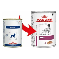 Royal Canin Vet VD Renal veterinarinis drėgnas maistas šunims 0.41kg — 2 nuotrauka