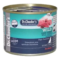 DR. CLAUDER’S drėgnas maistas šunims su žvėriena 10x200g