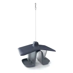 Lesyklėlė paukščiams dvig185*280*173 mm antracitas BIRDYFEED DOUBLE Prosperplast — 2 nuotrauka