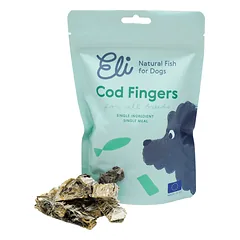 ELI Menkės odos lazdelės Fish Fingers skanėstas šunims, 80 g