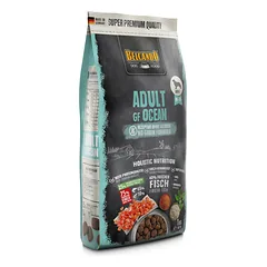 BELCANDO Adult Grain Free Ocean M-XL, 4 × 1 kg – sausas pašaras vidutinių ir didelių veislių šunims, be grūdų (su žuvimi)