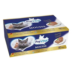 PreVital katė žuvis ir mėsa, skardinė 85 g (12 pak.) photo